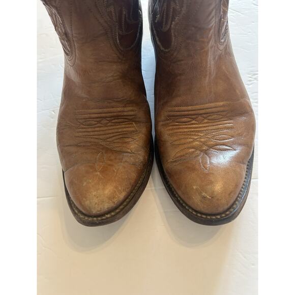 Nocona Brown Leather Western Cowboy Boots main image 4